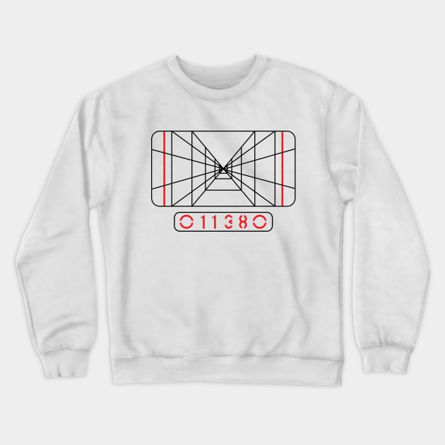 STAY ON TARGET Crewneck Sweatshirt by Echo_Base_North